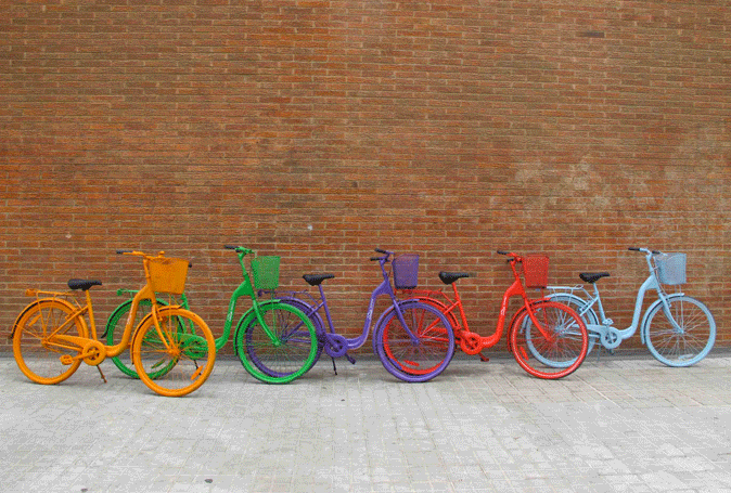 #CONVERSE RAINBOW BICIS