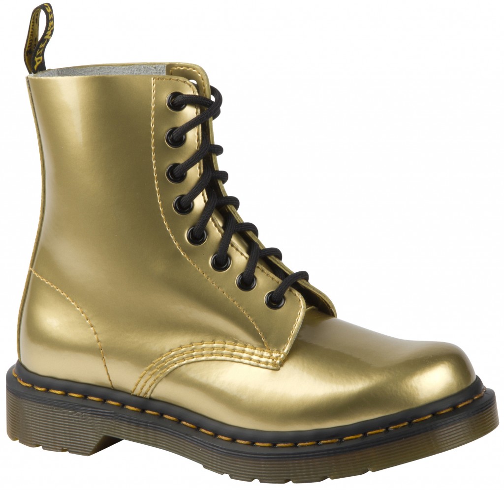 dr martens winter gold boots